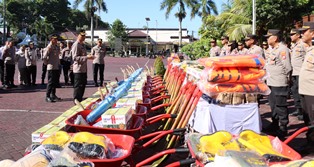 Antisipasi Bencana Alam, Polres Malang Siapkan Personel dan Peralatan