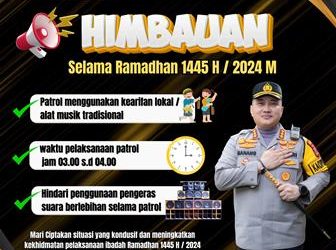 Utamakan Kenyamanan, Polresta Banyuwangi Keluarkan Imbauan Patrol Santun