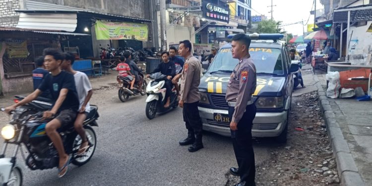 Giat rutin setiap sore hari anggota Polsek Babat melaksanakan Patroli ngabuburit menjelang buka puasa