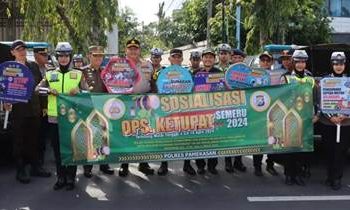 Kapolres Pamekasan Pimpin  Gelar Pasukan Operasi Ketupat Semeru 2024