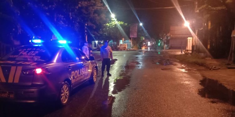 Patroli blue light jelang sahur Polsek Lamongan Kota Polres Lamongan