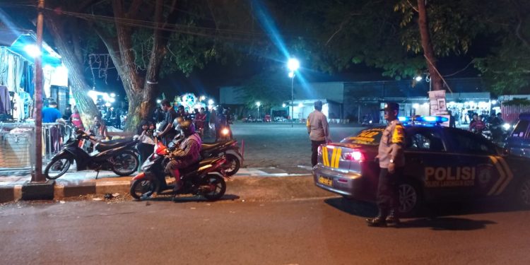Patroli blue light Polsek Lamongan Kota Polres Lamongan antisipasi 4c