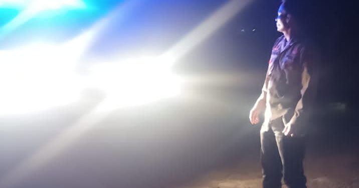 Polsek Kembangbahu Polres Lamongan Polda Jatim melaksanakan patroli Blue Light