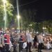 Kapolsek Lamongan Kota Polres Lamongan pimpin pam nobar Indonesia vs Guinea