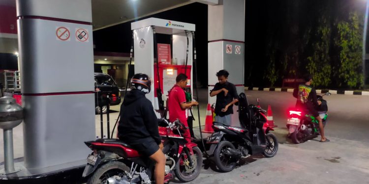 Sinergitas berlanjut ke SPBU Sumberwudi, Kecamatan Karanggeneng Kabupaten Lamongan Provinsi Jawa Timur