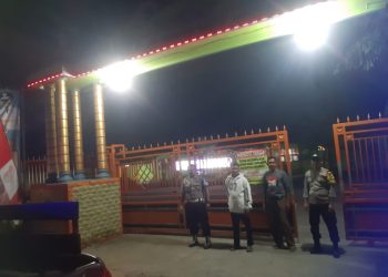 Anggota Polsek Mantup Polres Lamongan melaksanakan patroli ke SMAN 1 Mantup