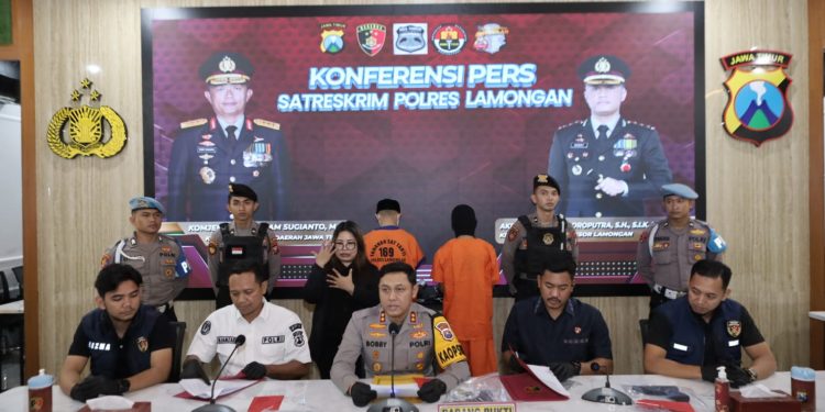 Hanya Dalam 6 Jam, Pelaku Penembakan Gunakan Airsoft Gun Di Sukorame Berhasil Diamankan! Berikut Penjelasan Kapolres Lamongan