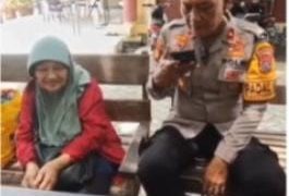 Perjalanan Haru Nenek dari Cikampek ke Lamongan, Dibantu Polsek Lamongan Kota Hingga Bertemu Bapak Purnomo