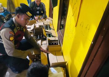 Operasi Miras di Lamongan, Sat Samapta Polres Lamongan Amankan Ratusan Minuman Beralkohol Berbagai Jenis